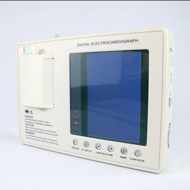 جهاز تخطيط القلب المحمول عالي  - مراجعة Ekg Ecg Machine Portable وسعره