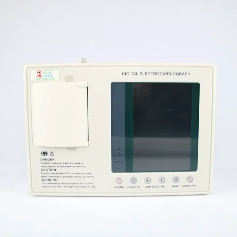 جهاز تخطيط القلب المحمول عالي  - مراجعة Ekg Ecg Machine Portable وسعره