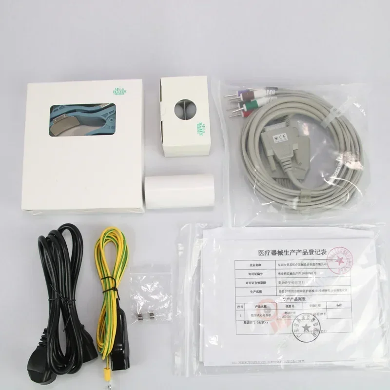 جهاز تخطيط القلب المحمول عالي  - مراجعة Ekg Ecg Machine Portable وسعره