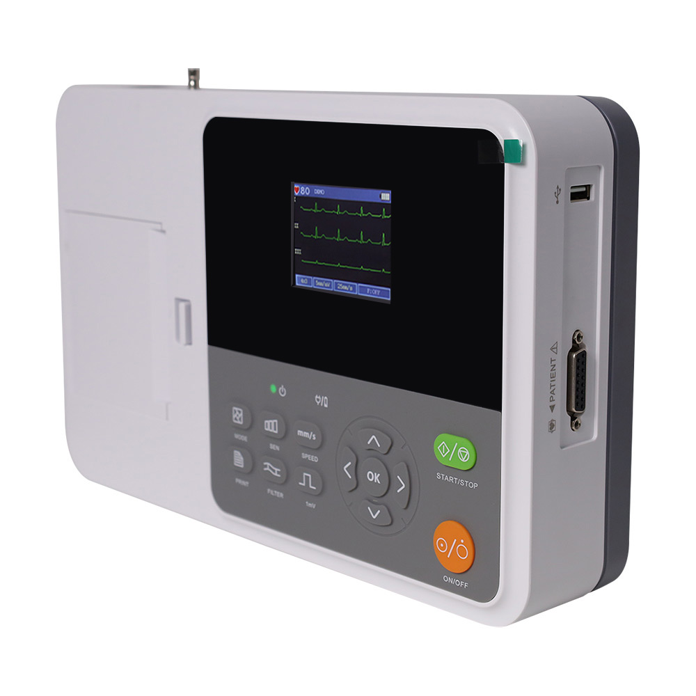 جهاز تخطيط القلب الرقمي المحمو - مراجعة Ekg Ecg Machine Portable وسعره