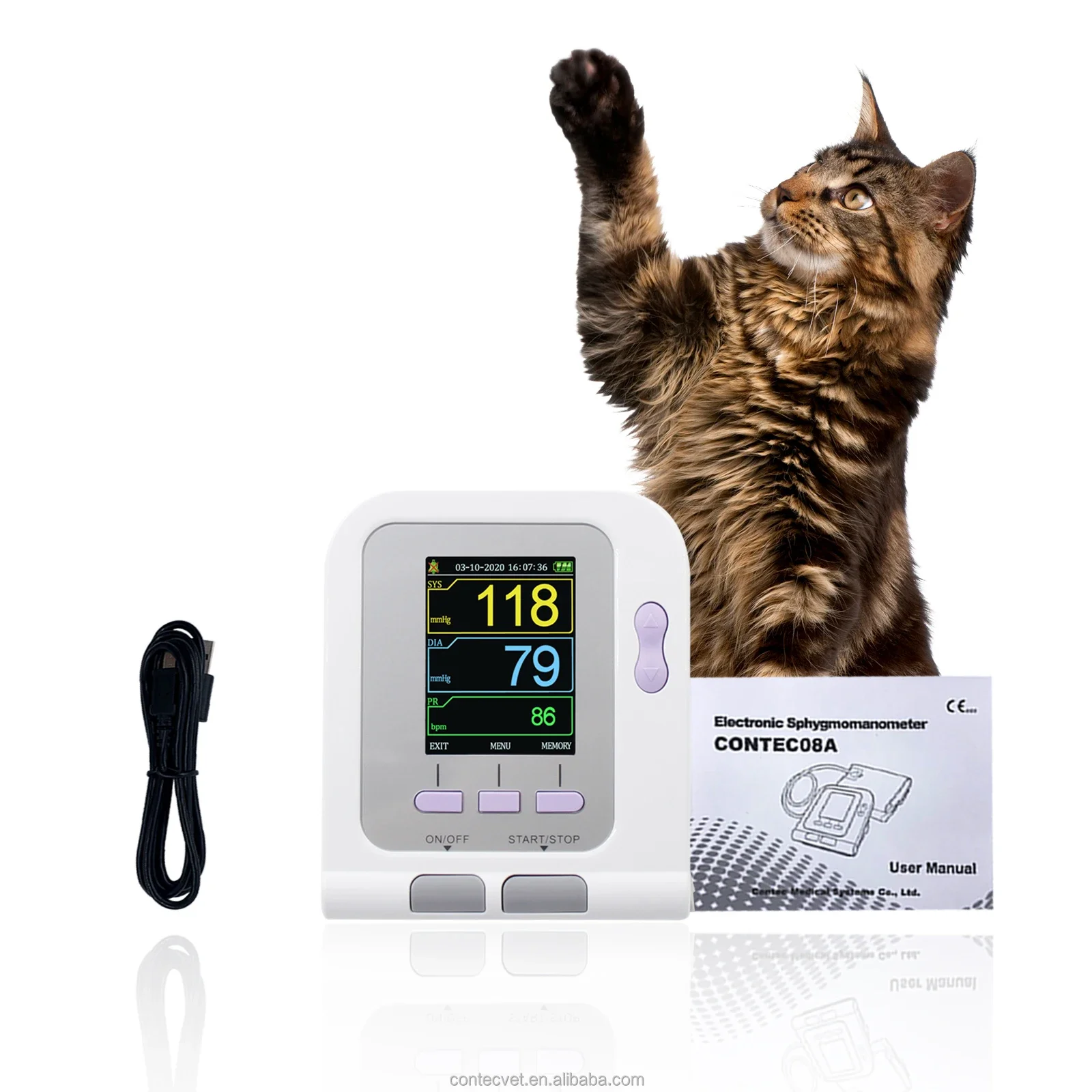جهاز قياس ضغط الدم البيطري CON - مراجعة Blood Pressure Monitor وسعره