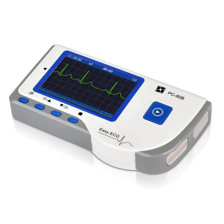 جهاز تخطيط القلب الإلكتروني ال - مراجعة Ekg Ecg Machine Portable وسعره